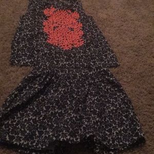 Shirt and skirt/short